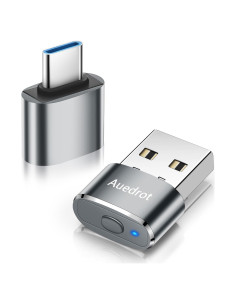 Mouse Jiggler USB Indetectable con Adaptador USB-C Gris