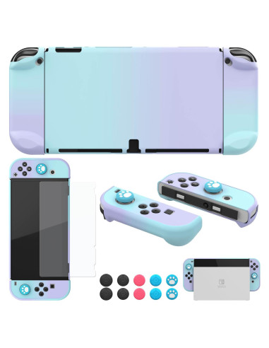 Funda Acoplable COMCOOL para Nintendo Switch OLED - Azul