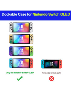 Funda Acoplable COMCOOL para Nintendo Switch OLED - Azul 2