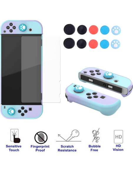 Funda Acoplable COMCOOL para Nintendo Switch OLED - Azul