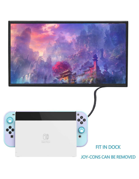 Funda Acoplable COMCOOL para Nintendo Switch OLED - Azul