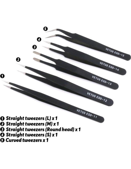 Juego de Herramientas para Modelistas Rustark 21 Piezas