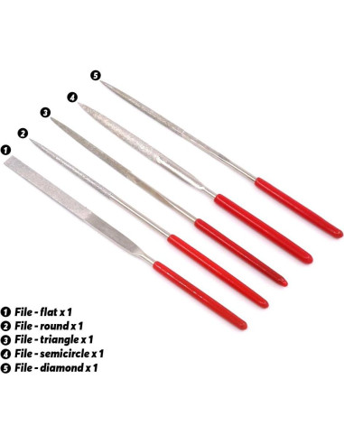 Juego de Herramientas para Modelistas Rustark 21 Piezas