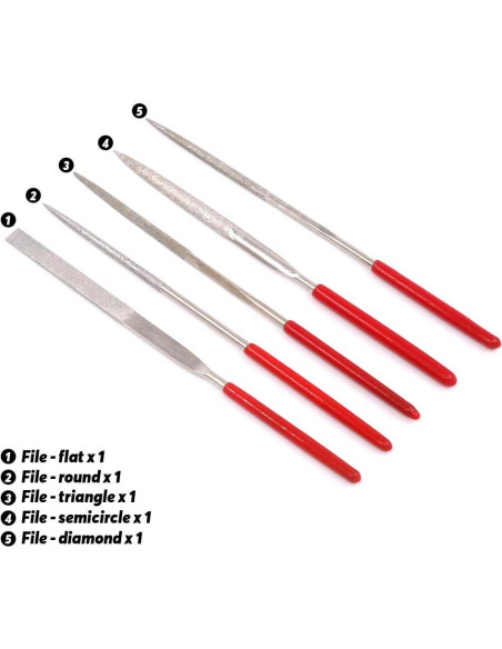 Juego de Herramientas para Modelistas Rustark 21 Piezas
