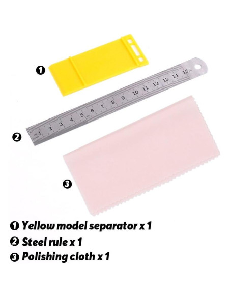 Juego de Herramientas para Modelistas Rustark 21 Piezas