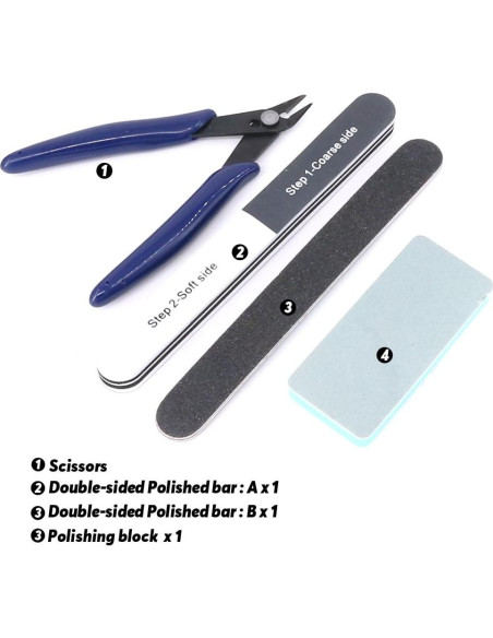 Juego de Herramientas para Modelistas Rustark 21 Piezas