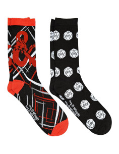 Calcetines Dungeons and Dragons Hyp 2 Pares Hombre 6-12 2