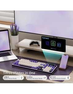 Teclado Mecánico RK ROYAL KLUDGE S98 Inalámbrico 96% 2