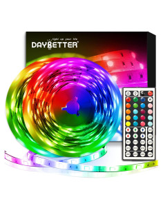 Tiras LED DAYBETTER 10m con Control Remoto y Adhesivo