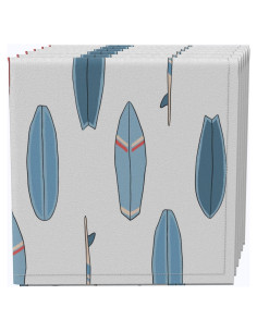Juego de Servilletas 4 Pzas 100% Algodón 50,8x50,8 cm Surf