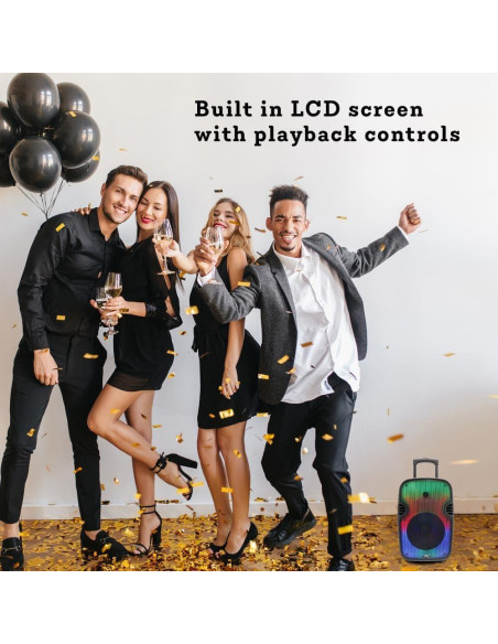 Altavoz Bluetooth 1500W Technical Pro 12" Recargable LED