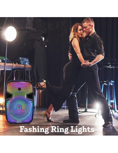 Altavoz Bluetooth 1500W Technical Pro 12" Recargable LED