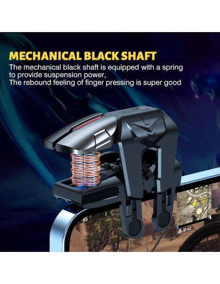 Controlador de Juego Móvil Newseego Gatillo 6 Dedos Ergonómico