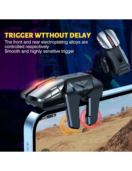 Controlador de Juego Móvil Newseego Gatillo 6 Dedos Ergonómico