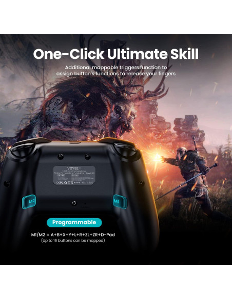 Controlador VOYEE Pro Inalámbrico para Switch/Lite/OLED