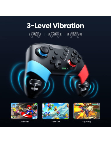 Controlador VOYEE Pro Inalámbrico para Switch/Lite/OLED