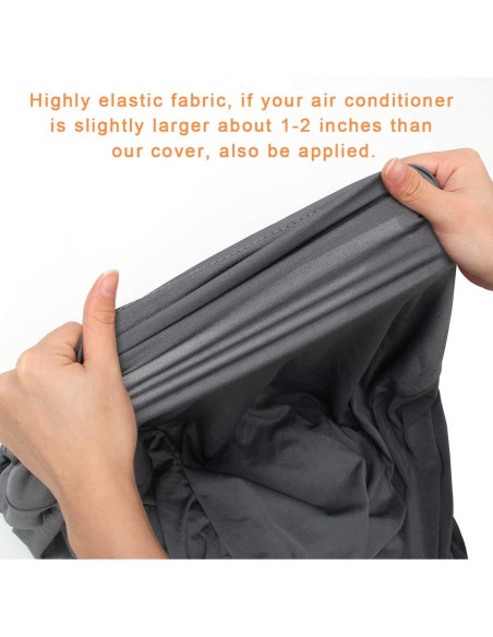 Funda de Aire Acondicionado Portátil Luxiv Gris 40 x 46 x 75 cm