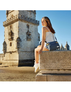 Bolso Cruzado Antirrobo Travelon Heritage 24.77x20.32cm 2