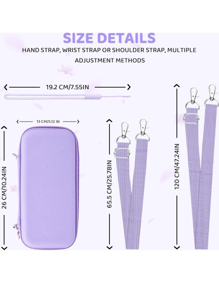 Estuche Protector FANPL para Nintendo Switch OLED Púrpura