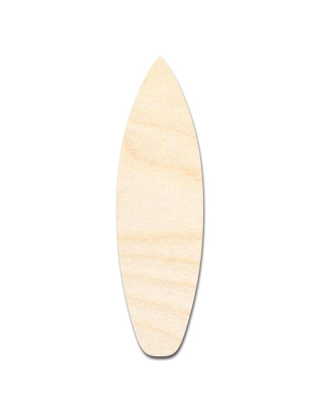 Tabla de Surf de Madera Sin Terminar 91,44 cm 1,27 cm Grosor