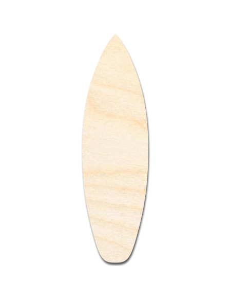 Tabla de Surf de Madera Sin Terminar 91,44 cm 1,27 cm Grosor
