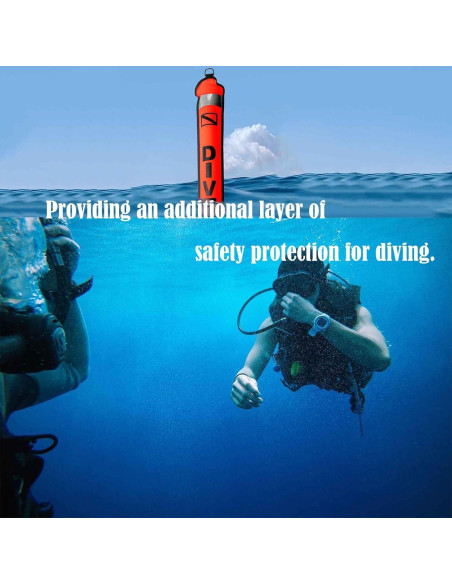 Juego de Boyas de Buceo LalaKoo 1.52m Alta Visibilidad