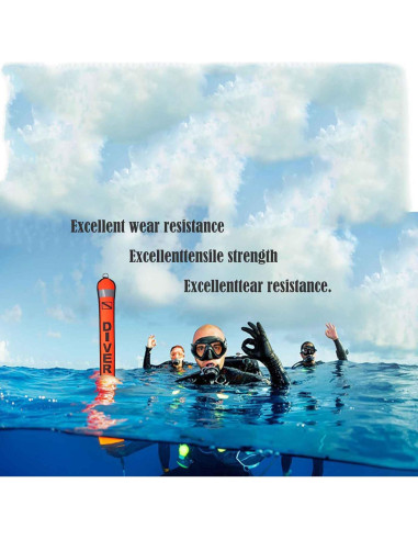 Juego de Boyas de Buceo LalaKoo 1.52m Alta Visibilidad