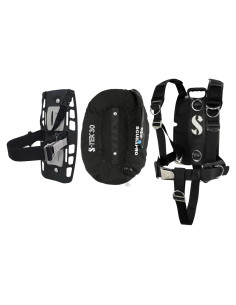 Sistema SCUBAPRO S-Tek Pro Buceo Técnico Ala Donut 30 lbs