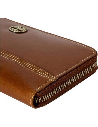 Cartera de Cuero RFID Timberland para Mujeres con Cierre