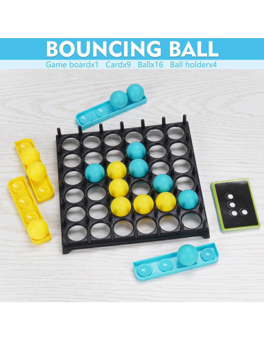 Juego de Mesa Pelotas Saltarinas SNJHM 2-4 Jugadores