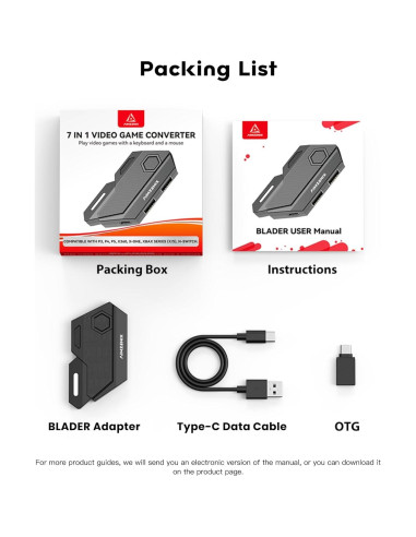 Adaptador de Teclado y Ratón AIMZENIX para Consolas
