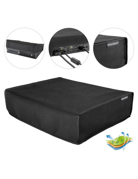 Cubierta de Polvo eXtremeRate para Xbox One Negra Doble Capa