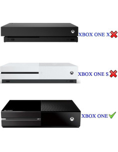 Cubierta de Polvo eXtremeRate para Xbox One Negra Doble Capa 2