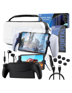 Paquete de Accesorios Orzly para Playstation Portal Blanco
