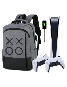 Mochila de Viaje DAHAKII para Consolas PS5 y Xbox