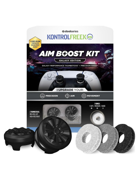 Kit Mejora Apuntado KontrolFreek PS5/PS4 - Thumbsticks y Anillos