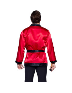 Conjunto de Traje de Chaqueta de Fumar Leg Avenue Hombre Rojo 2