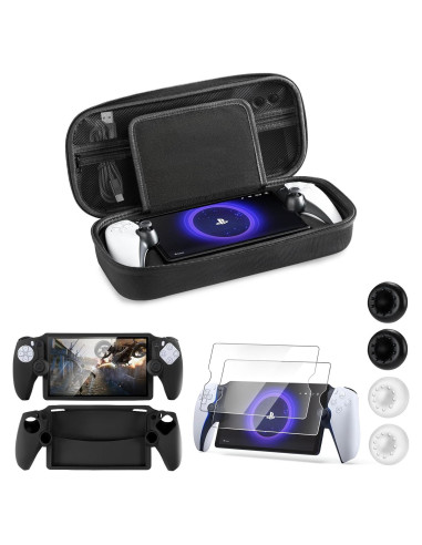 CoBak Funda Dura para PlayStation Portal - Negra