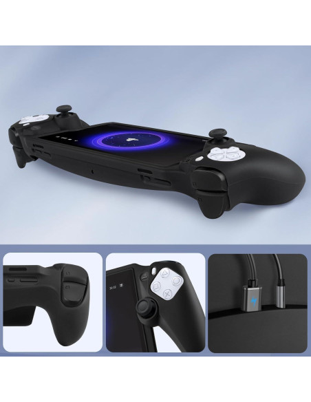 CoBak Funda Dura para PlayStation Portal - Negra