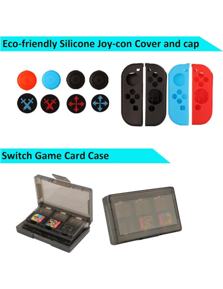 Kit de Accesorios para Nintendo Switch RTop 23 en 1