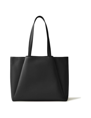 Bolsa Tote para Laptop Apryl 15.6" Cuero Vegano Negro