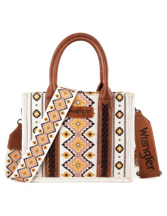 Bolso Tote Azteca Wrangler para Mujeres 21.5x27.2x12.7cm