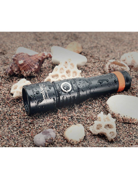 Luz de buceo ORCATORCH D710, 3000 lúmenes, IP68, 150m