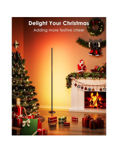 Lámpara de Piso LED CCACC 165cm RGB Control Remoto 2