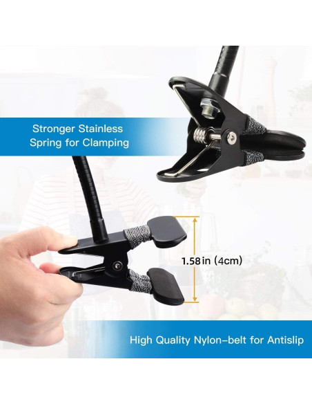 Soporte para Webcam Pipishell PIWS01 Flexible 64 cm Negro