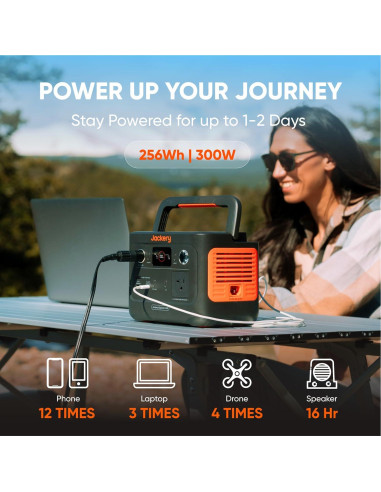 Generador Solar Jackery Explorer 240 V2 + Panel 40W, 256Wh