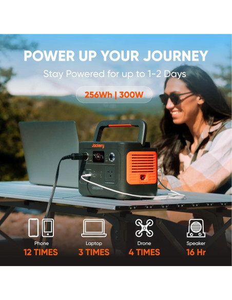Generador Solar Jackery Explorer 240 V2 + Panel 40W, 256Wh