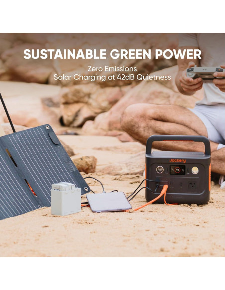 Generador Solar Jackery Explorer 240 V2 + Panel 40W, 256Wh