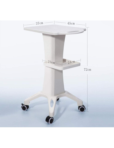 Carro Rodante Multifuncional LOYALHEARTDY Blanco 36.83x44.96x71.43cm