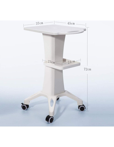 Carro Rodante Multifuncional LOYALHEARTDY Blanco 36.83x44.96x71.43cm